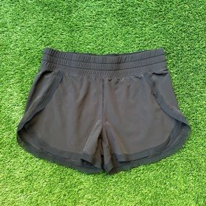 Black athletic shorts